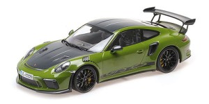 PORSCHE 911 GT3RS (991.2) – 2019 – GREEN W/WEISSACH PACKAGE W/WORDING W/ BLACK WHEELS