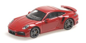 PORSCHE 911 (992) TURBO S COUPE SPORT DESIGN - 2021 - RED