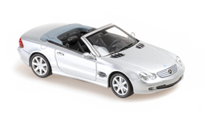 Mercedes Benz SL-Klasse (R230) (2001)  Silver , 1:43 Minichamps 940031030