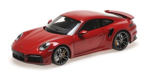 PORSCHE 911 (992) TURBO S COUPE SPORT DESIGN – 2021 – RED