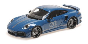 PORSCHE 911 (992) TURBO S COUPE SPORT DESIGN – 2021 – BLUE