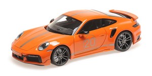 PORSCHE 911 (992) TURBO S COUPE SPORT DESIGN – 2021 –ORANGE