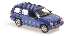 JEEP GRAND CHEROKEE 1995 DARK BLUE METALLIC , 1:43 Minichamps 940149660 
