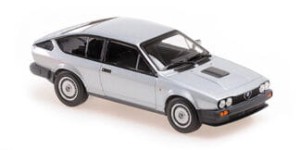 ALFA ROMEO GTV 6 1983 SILVER METALLIC 1:43 Minichamps 940120141