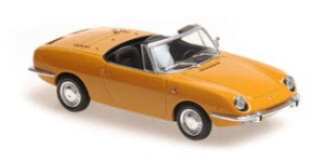 FIAT 850 SPORT SPIDER 1968 YELLOW 1:43 Minichamps 940121230