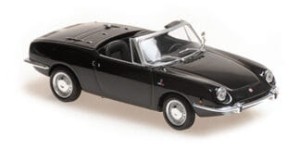 FIAT 850 SPORT SPIDER 1968 BLACK 1:43 Minichamps 940121231