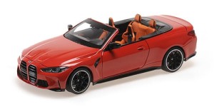 MINICHAMPS BMW M4 CABRIOLET - 2020 - RED METALLIC ,1:18 Minichamps