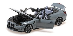 MINICHAMPS BMW M4 CABRIOLET - 2020 - GREY METALLIC