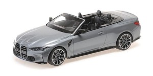 MINICHAMPS BMW M4 CABRIOLET - 2021 - GREY METALLIC