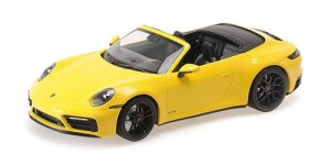 MINICHAMPS PORSCHE 911 CARRERA 4 GTS CABRIOLET - 2020 - YELLOW