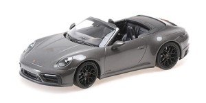 MINICHAMPS PORSCHE 911 CARRERA 4 GTS CABRIOLET - 2020 - GREY METALLIC