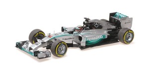MINICHAMPS MERCEDES AMG PETRONAS F1 TEAM W05 - LEWIS HAMILTON - WORLD CHAMPION 2014