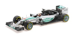 MINICHAMPS MERCEDES AMG PETRONAS F1 TEAM W06 HYBRID - LEWIS HAMILTON - WORLD CHAMPION 2015