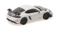 MINICHAMPS PORSCHE CAYMAN GT4 RS - 2021 - WHITE W BLACK WHEELSb.jpg