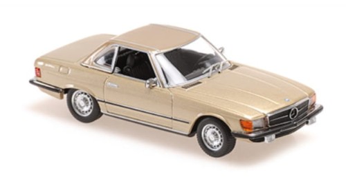 MINICHAMPS MERCEDES-BENZ 350 SL CABRIOLET HARDTOP (R107) - 1974 - GOLD.jpg