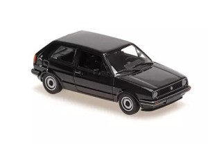MINICHAMPS VOLKSWAGEN GOLF - 1985 - BLACK METALLIC