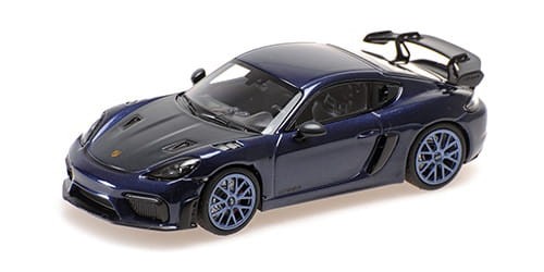 MINICHAMPS PORSCHE CAYMAN GT4 RS - 2021 - BLUE W BLUE WHEELSa.jpg