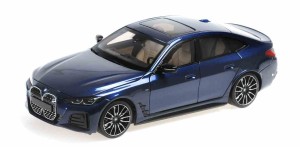 BMW i4 M50 (G26) 2022 Blue Metallic - Minichamps 110023012 