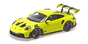 PORSCHE 911 (992) GT3RS  2023 acid green black wheels  Minichamps 110062028