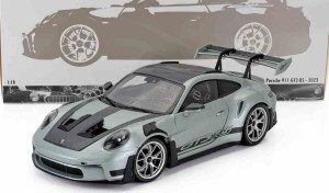 PORSCHE 911 (992) GT3RS 2023  SILVER ,1:18 Minichamps 110062044
