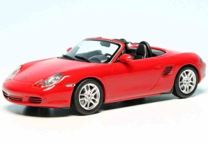 Porsche Boxster S (986/2) (2002) Red , 1:43 Minichamps 940062070