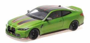 BMW M4 CSL Green Metallic  2023 ,1:18 Minichamps 110023020