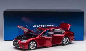 Lexus LS 500h Morello Red Metallic 2018, 1:18 Autoart 78869