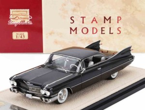 Cadillac DeVille coupe 1959  black , 1: 43 Stamp STM59604