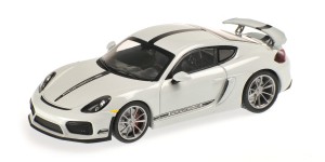 Porsche Cayman GT4 2016 (white w/black stripe&black wording)