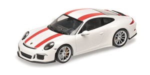 Porsche 911 R 2016 (white w/red stripes)